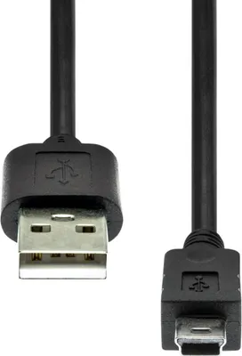 Produktbild von Proxtend usb 2.0 a bis mini b 5p m/m schwarz 0.5m