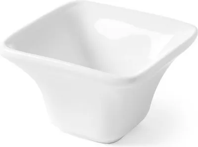 Produktbild von 12x Tapasschälchen Cuadrado, Porzellan, weiß, 5,9 x 5,9 x 3,7 cm