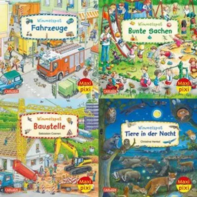 Produktbild von Maxi-Pixi-4er-Set 105: Wimmelbilder 8 (4x1 Exemplar)