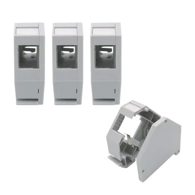 Produktbild von ARLI 4x Hutschienenadapter für RJ45 Keystone Modul Halter Adapter für Hutschiene