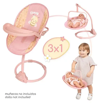 Produktbild von De Cuevas Toys 3 In 1 Honey Hochstuhl Kinder One Size