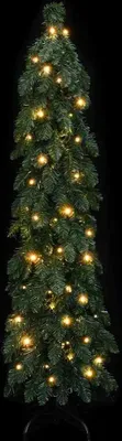 Produktbild von vidaXL Künstlicher Weihnachtsbaum mit Beleuchtung 80 LEDs 150 cm