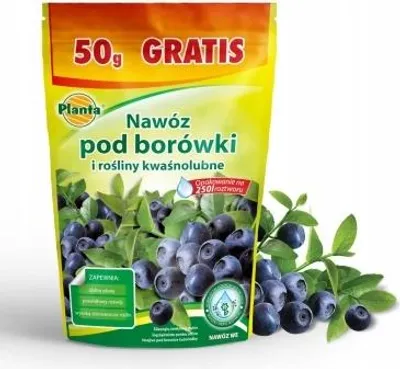 Immagine prodotto di Fertilizzante multiuso per mirtilli Planta Kryształki, polvere 0,4 kg 0,25 l