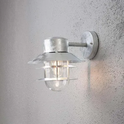 Immagine prodotto di Applique Konstsmide Modena in acciaio galvanizzato con vetro trasparente