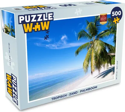 Obrázek produktu pro MuchoWow MuchoWow® Puzzle 500 ks Tropický - Písek - Palma
