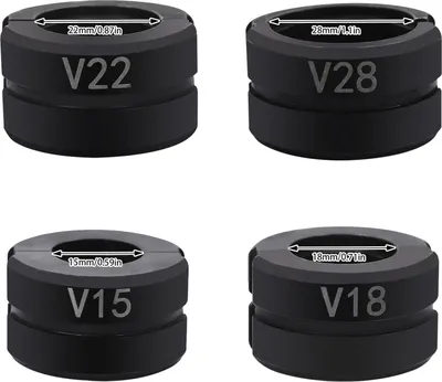 Immagine prodotto di Pinza per tubi, acciaio Cr45 resistente, opzioni di crimpatura versatili, nero