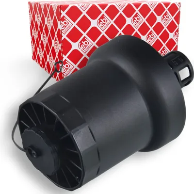 Produktbild von FEBI BILSTEIN Deckel Ölfiltergehäuse 174255 für VW GOLF VI (5K1) 152mm 93mm 0,196kg