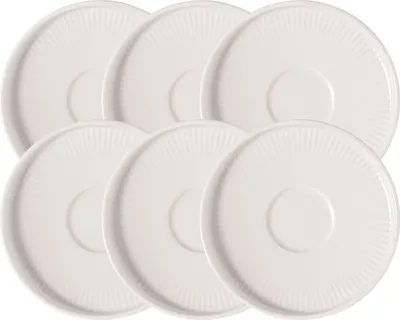 Produktbild von Villeroy & Boch Afina Kaffeeuntertasse weiß 14cm Set6
