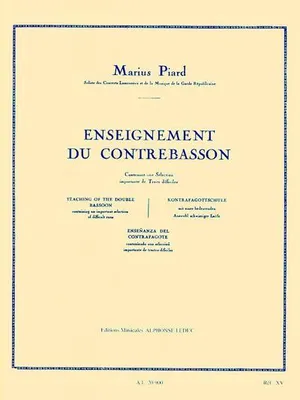 Produktbild von Enseignement do contrebasson