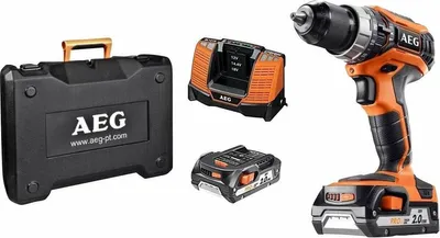 Zdjęcie produktu dla Zestaw wierteł i akcesoriów AEG Powertools BSB18C2 LI-202C 50 Nm