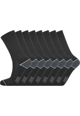 Produktbild von ENDURANCE Socken 8er-Pack Hoope in atmungsaktiver Qualität 1001 Black 43/47