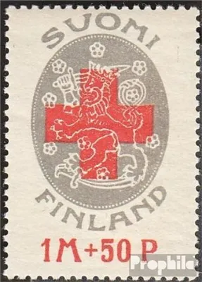 Produktbild von Briefmarken Finnland 1922 Mi 111 (kompl.Ausg.) Jahrgang 1922 komplett postfrisch Rotes Kreuz