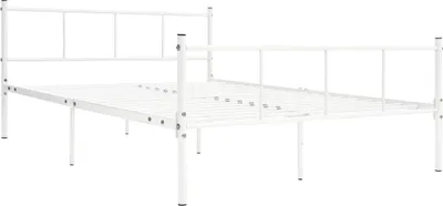 Obrázek produktu pro vidaXL Postelový rošt bílý kov 120x200 cm