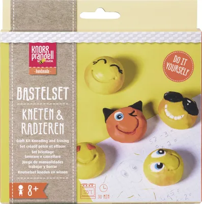 Produktbild von KNORR prandell Bastelset Kneten & Radieren Be Happy