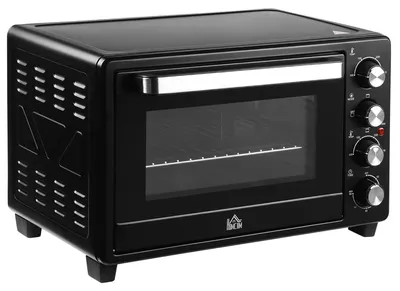 Image de Four à convection, capacité de 32 l, puissance de 1 600 W, noir, UE
