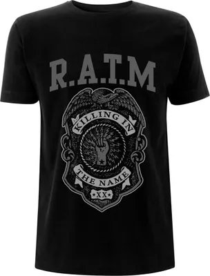Produktbild von Rage against the machine - Police Badge, T-Shirt