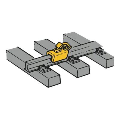 Image de Roco Rail stopper yellow 12 pcs - 40004