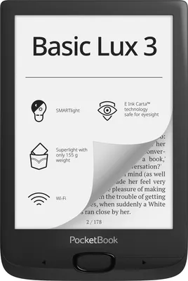 Zdjęcie produktu dla Ebook Pocketbook Basic Lux 3 PB617 6" Czarny