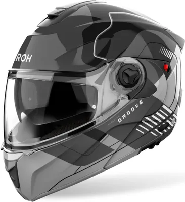 Zdjęcie produktu dla Kask z klapką Airoh Specktre Groove, szary/czarny/biały, M (57/58)