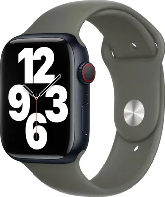 Image de Apple MR2T3ZM/A accessoire intelligent à porter sur soi Bande Olive Fluoroélastomère
