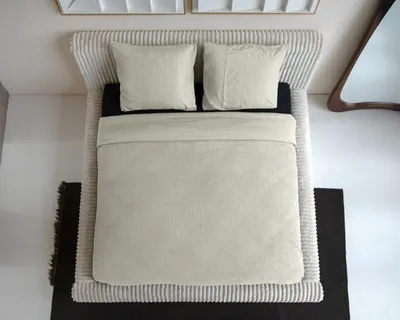 Imagen del producto de Primaviera Deluxe, edredón de waffle beige, 200 x 200/260 cm