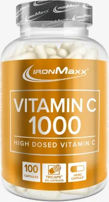 Produktbild von IronMaxx Vitamin C 1000 High Dosed - 100 Kapseln