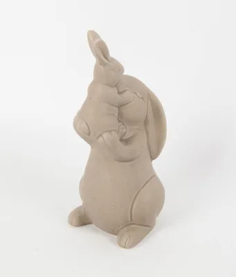 Produktbild von TrendLine Dekofigur Hase Keramik 19 x 10 cm grau
