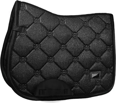 Produktbild von Equestrian Stockholm Springschabracke All Black Glimmer Schabracke Full