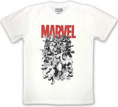 Immagine prodotto di Marvel Comics - Maglietta uomo/donna Unisex RO10201 (L) (Bianco)