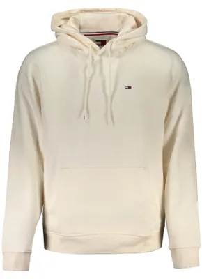 Produktbild von Nachhaltiger Herren Kapuzenpullover: Weißes Sweatshirt mit Applikation