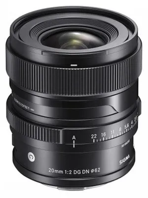 Produktbild von SIGMA 20mm f/2 DG DN Contemporary Objektiv, kompatibel mit Sony E
