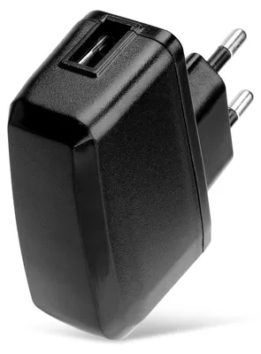 Immagine prodotto di subtel Caricatore USB da muro per 1 USB Port 1A / 1000mA (100V - 250V) con 5W - 1A alimentatore USB 1 port alimentazione USB Caricabatterie Veloce 1 Porte