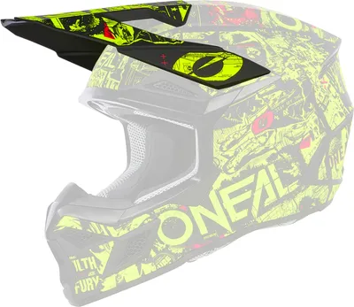 Produktbild von O'NEAL Visor 3SRS Youth Helmet ATTACK black/neon yellow