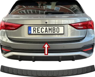Immagine prodotto di Protezione per il bordo del bagagliaio in ABS compatibile con Audi Q3 Sportback | Tipo F3N | Anno di produzione dal 2019 in poi