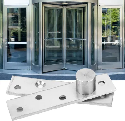 Obrázek produktu pro 2PCS z nerezové oceli 360 stupňů otočný závěs Top Bottom Pivot Závěs Hardware PartsEccentric Shaft