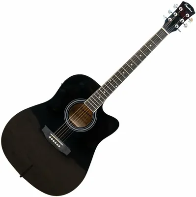 Obrázek produktu pro Pasadena SG028CE Black Elektroakustická kytara Dreadnought