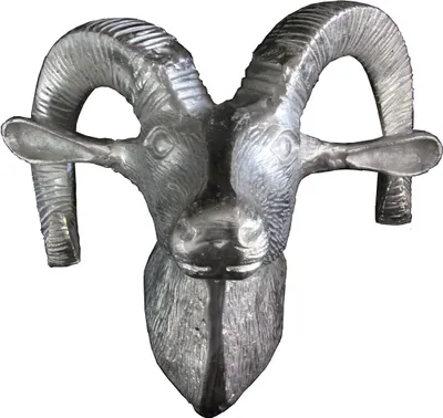Produktbild von Casa Padrino Designer Geweih Aluminium - Dekoration Wandgeweih aus Alu - Wandfigur Wanddekoration