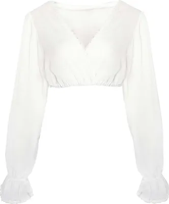 Produktbild von Dirndlbluse Filomena Langarm ecru 50