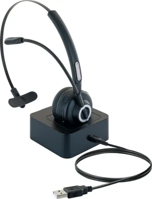 Produktbild von Mono Bluetooth 5.0 Headset mit 17h Akkulaufzeit, 150x180x48 mm