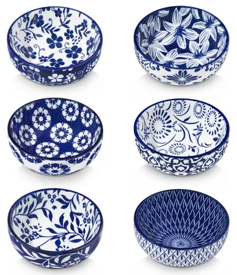Productafbeelding van Mini-dipschalen, set van 6 stuks, keramiek, 80 ml, vaatwasser- en magnetronbestendig