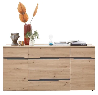Sideboard MEMPHIS Artisan Eiche Graphit Nachbildung