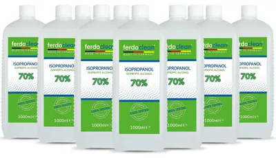 Zdjęcie produktu dla Izopropanol 70%, środek czyszczący, 10 x 1 litr