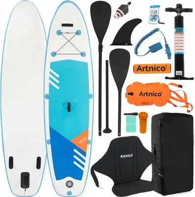 Obrázek produktu pro SUP prkno Artnico Wave Rider, rozměry 315 x 79 cm, včetně příslušenství – stabilní a bezpečné