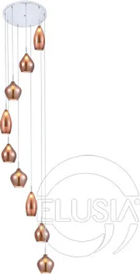 Produktbild von AZzardo Milano 9 Kupfer