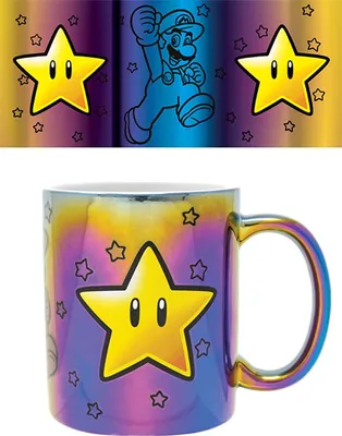 Obrázok produktu pre Hrnček Super Mario - Metallic Star Power