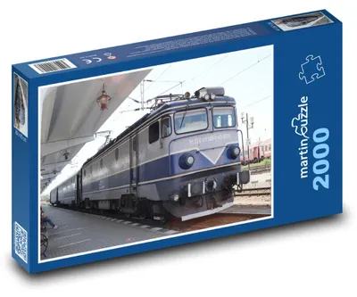 Obrázok produktu pre martinpuzzle – Puzzle 2000 – Lokomotíva – vlak, stanica