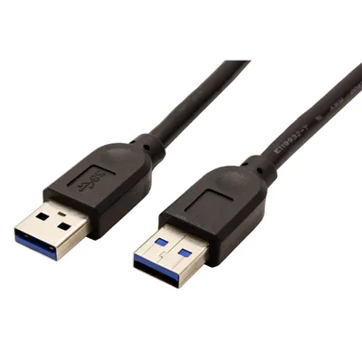 Obrázek produktu pro ROLINE 11.02.8970, 1,8 m, USB A, USB A, USB 3.2 Gen 1 (3.1 Gen 1), Samec/samec, Černá