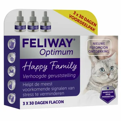 Produktbild von Feliway Optimum Nachfüllung - 3 x 48 ml