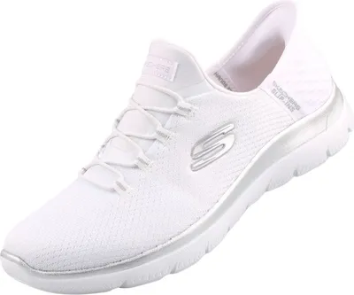 Produktbild von Skechers Damen-Sneaker SLIP-INS SUMMITS - D Weiß-Silber, Farbe:weiß, EU Größe:37