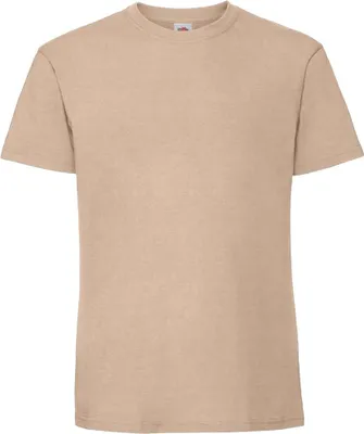 Image de Fruit Of The Loom Herren Premium T-Shirt RW5974 (S) (Sand)